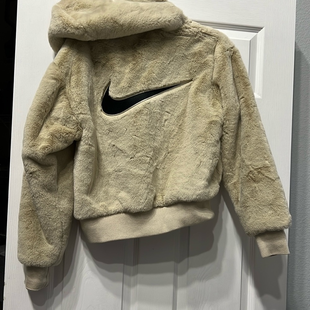 Soft fuzzy Nike jacket